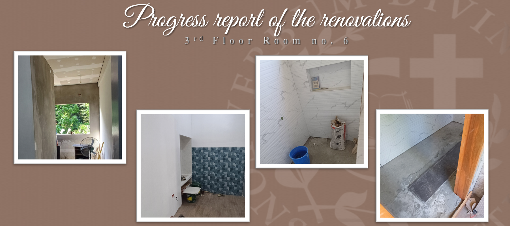 Progress report on the Renovations (3rd Floor Room no. 6)
